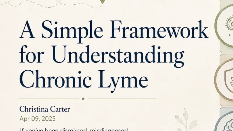A simple 3-layer framework for understanding chronic Lyme