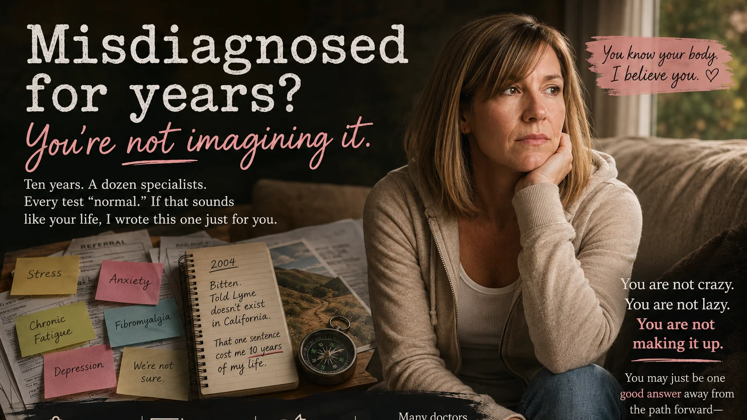 Misdiagnosed with Lyme disease for years