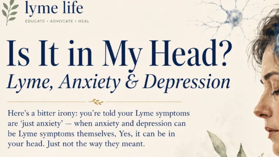 Lyme, anxiety and depression